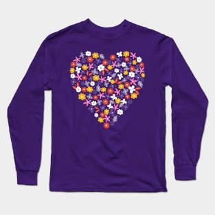 Ditsy Heart Long Sleeve T-Shirt